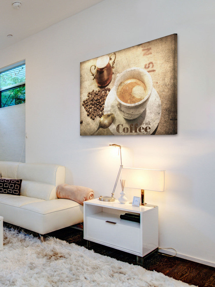 "Coffee Time" Painting Print on Canvas by Irena Orlov