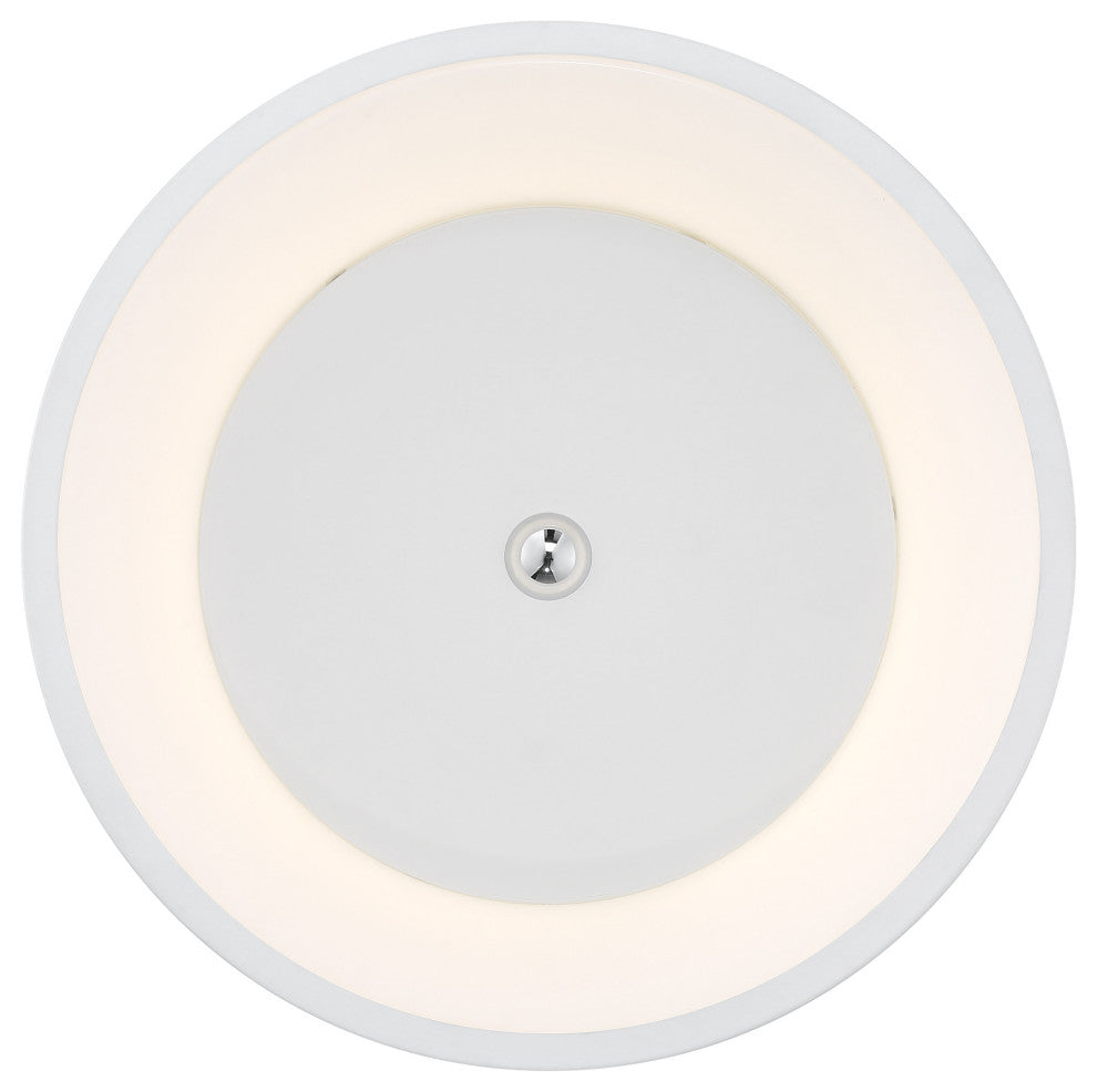 Access Lighting 50941LEDD Radiant 15"W Integrated LED Flush Mount - Gray