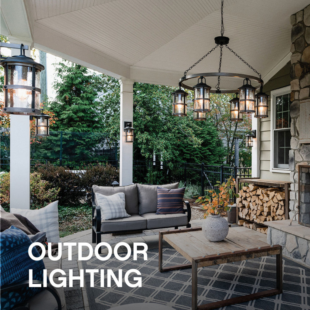 Hinkley Shelter Large Wall Mount Lantern, Hematite