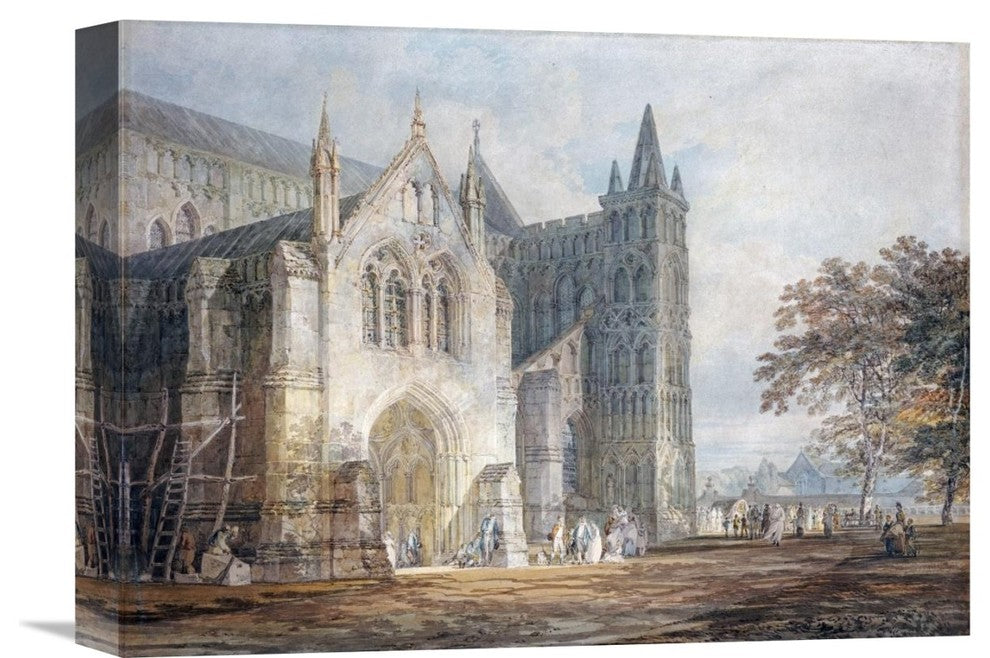 "The North Porch of Salisbury Cathedral" Artwork, 16" x 11"