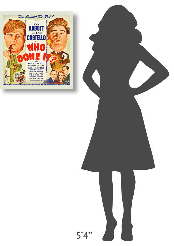 "Abbott & Costello - Who Done It" Canvas by Hollywood Photo Archive, 21x22"