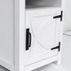 Farmhouse Nightstand with Drawer Storage