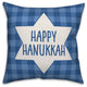 Buffalo Check Star of David 16"x16" Throw Pillow Cover