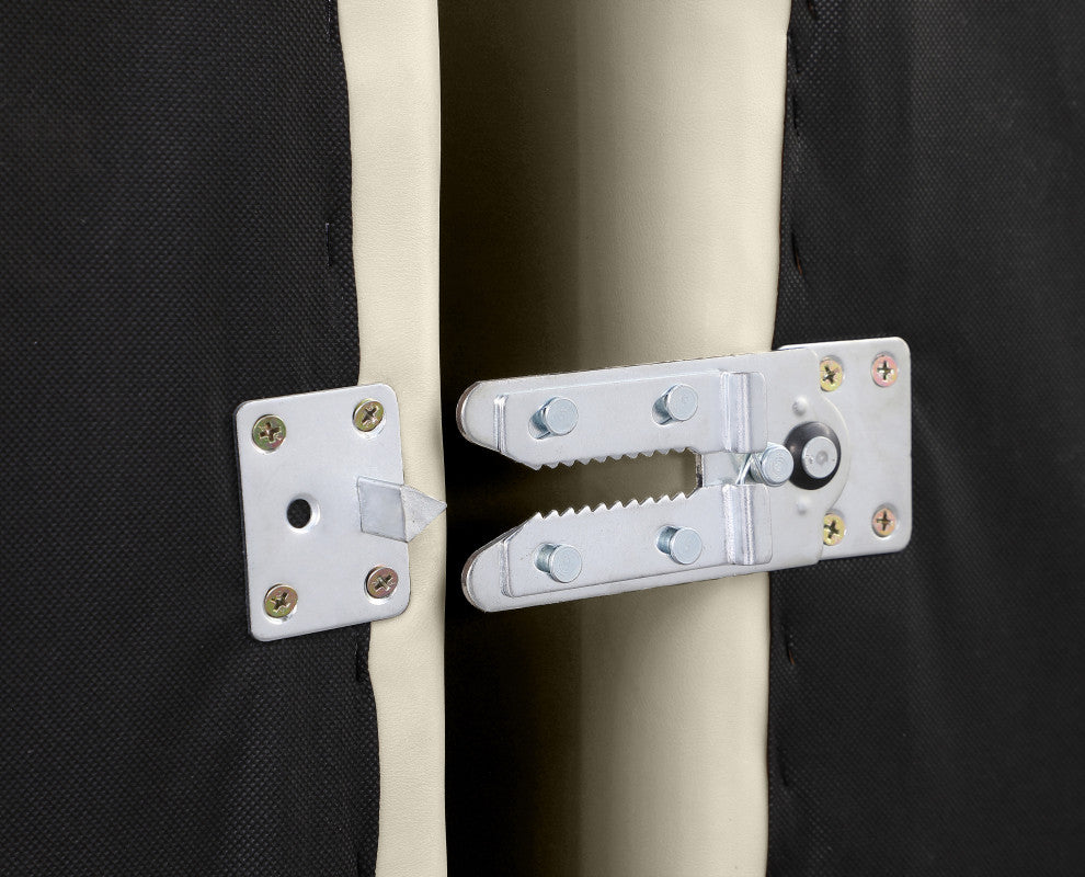 Comfy Upholstered Modular Sofa, Cream, 2-Piece: 2 Armless Chair, Vegan Leather