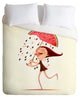Deny Designs Jose Luis Guerrero Watermelon Duvet Cover - Lightweight