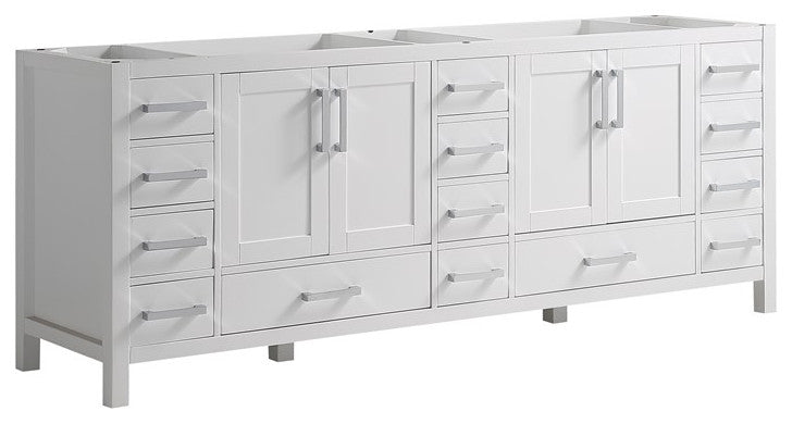 Jacques 84" Bathroom Bath Storage Vanity Cabinet Only