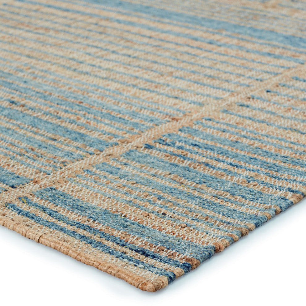 Jaipur Living Ciana Handmade Striped Brown/Blue Area Rug 8'X10'
