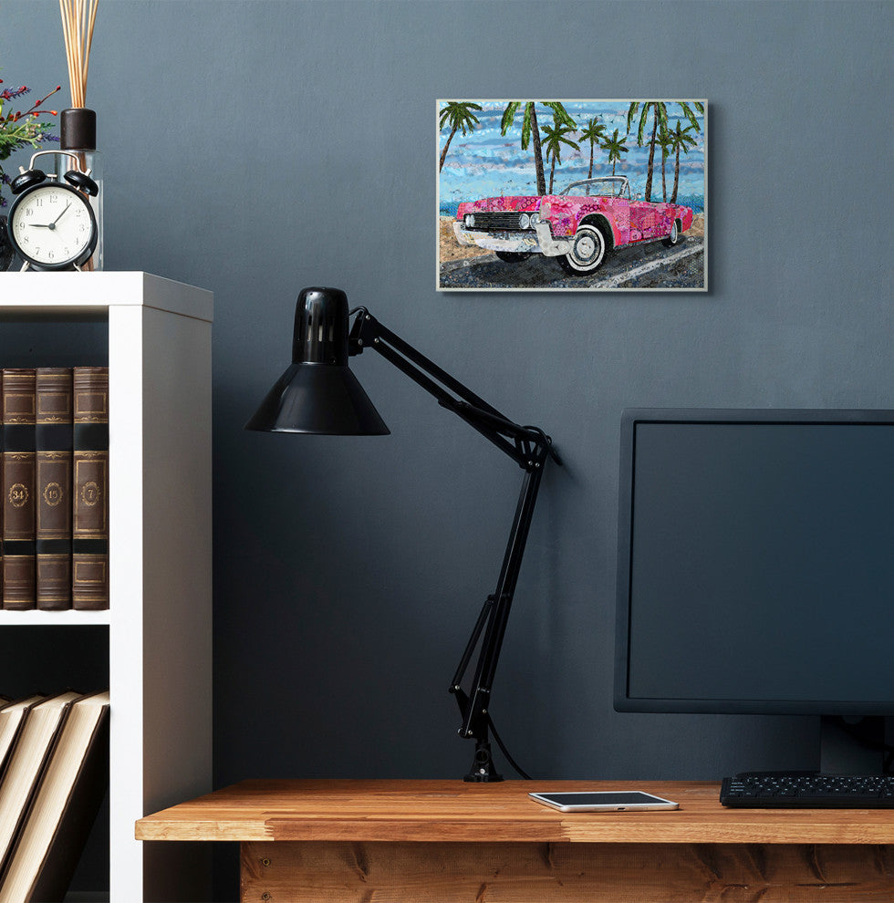 Abstract Car Collage Modern Design, 10"x15"
