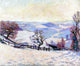 Armand Guillaumin White Frost at Puy Barriou, 20"x25" Wall Decal