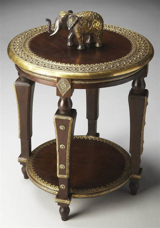 Butler Ranthore Round Brass Accent Table