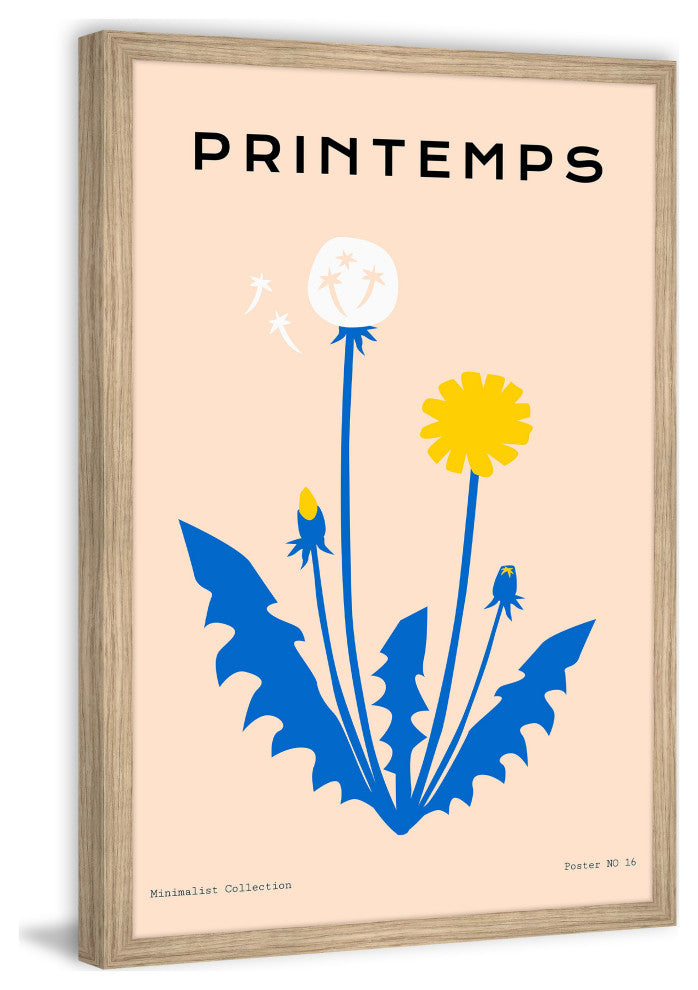 "Minimalist Poster No 16" Framed Painting Print, 30x45