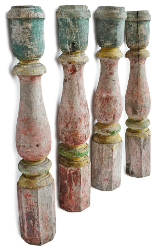 Consigned Old Wood Banister Piece