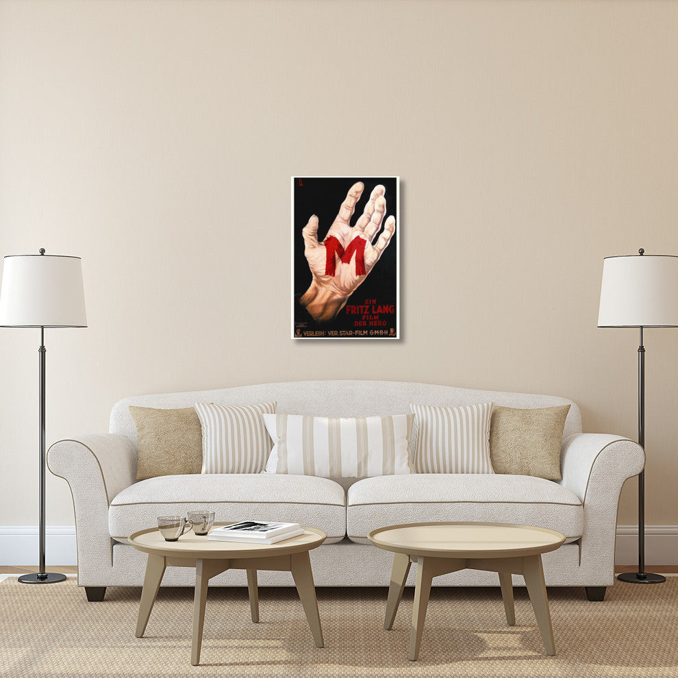 "M by Fritz Lang" Stretched Canvas Giclee by Hollywood Photo Archive, 24x36"