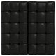 Mariah Lift Top Table Storage Ottoman, Midnight Black PU Black faux leather