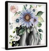 "Magnificent Bloom" Framed Painting Print, 12"x12"