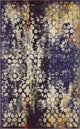 Unique Loom Navy Blue Pollock Vita 5' 0 x 8' 0 Area Rug