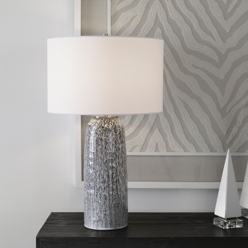 Uttermost - 30061-1 - One Light Table Lamp - Static - Brushed Nickel