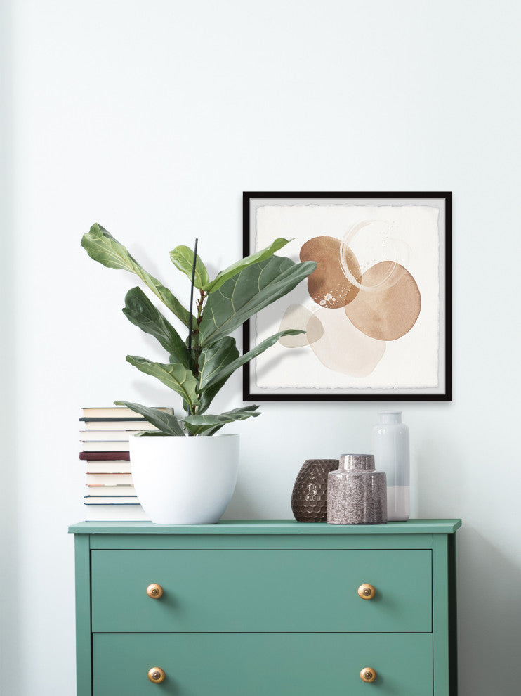 "Invincible Expression" Framed Painting Print, 24x24