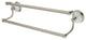 Kingston Brass 18" Dual Towel Bar, Brushed Nickel
