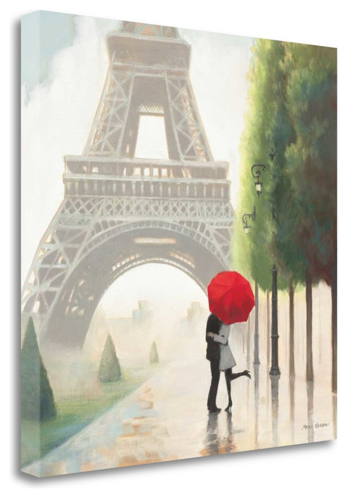 "Paris Romance II" By Marco Fabiano, Giclee Print on Gallery Wrap Canvas