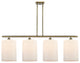 Innovations 516-4I-AB-G111-L 4 Light Island Light, Antique Brass