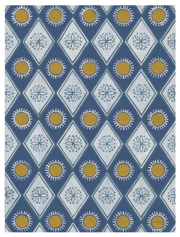 "Sunny Designs I" Digital Paper Print by Kathrine Lovell, 32"x42"