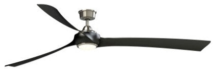 Fanimation Wrap Custom-KIT-84-LK Wrap Custom 84" 3 Blade Indoor / - Brushed