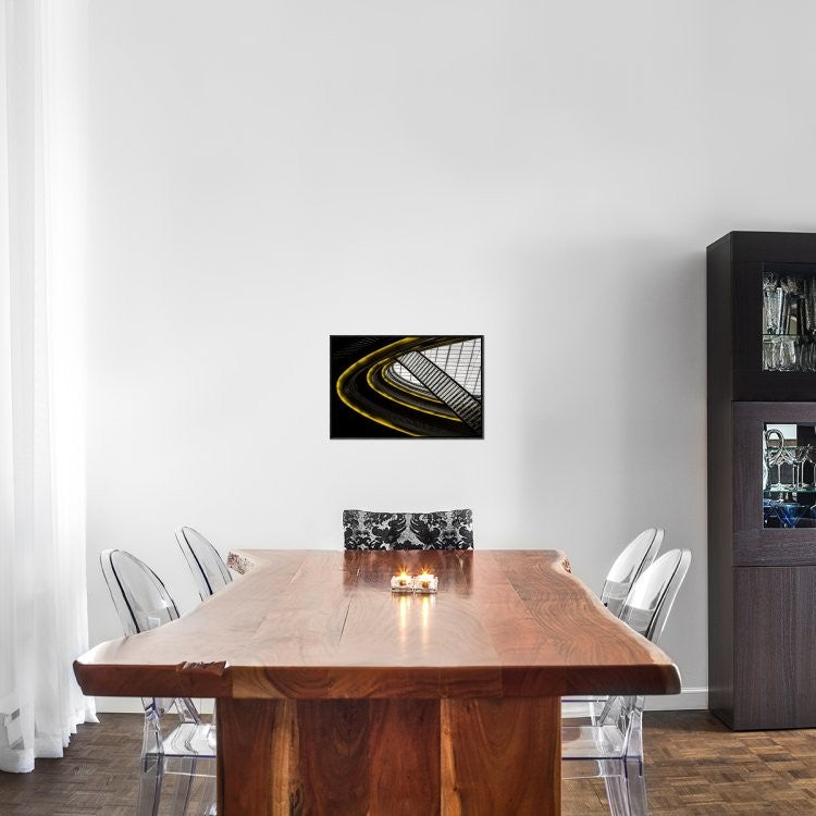 "On Higher Level" Framed Canvas Giclee by Gilbert Claes, 23x16"