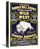 The Great Pawnee Bill Shows, The Only Genuine Wild West, 11x16