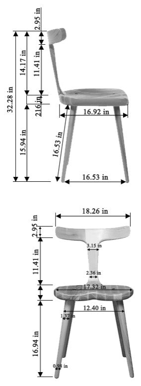 Anvil Dining Chair, Ash