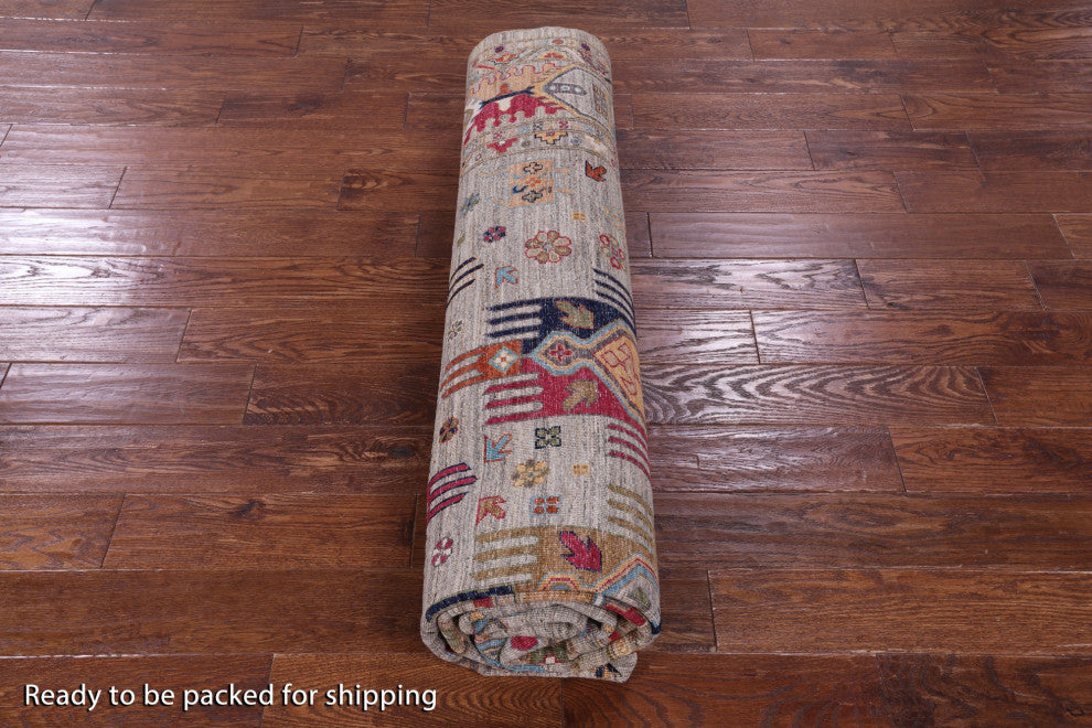 Handmade Tribal Fine Serapi Wool Rug 8' 0" X 10' 1" - Q12527