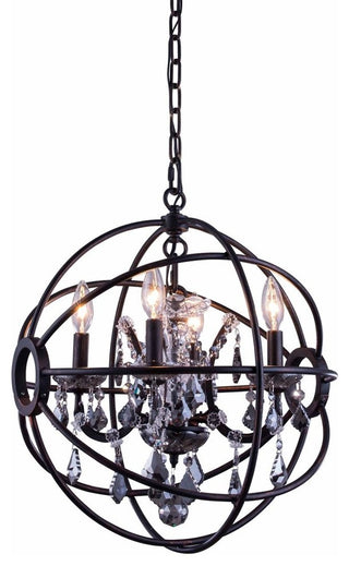 Urban Collection Pendent Lamp, Clear Shade, Dark Bronze