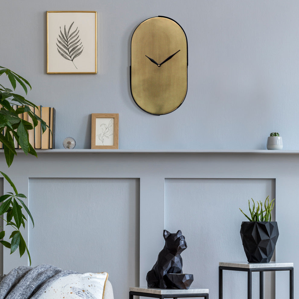 Eleni Wall Clock 8.25x14x1.5