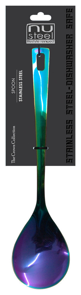 nu steel Rainbow Crown 1.8 Mm Solid Spoon