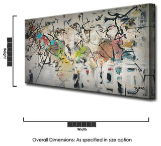 Abstact IX, Canvas Wall Art, 20"x30"