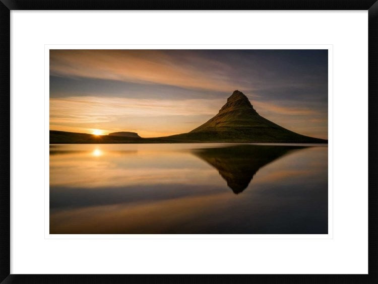 "Kirkjufell" Framed Digital Print by Wojciech Kruczynski, 30x22"