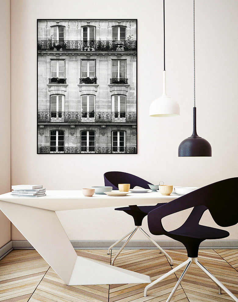 "Accross The Street Ii" Art Block Framed Canvas, 11"x14"