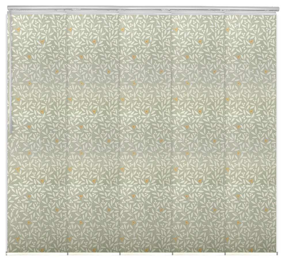 Myrtle 5-Panel Track Extendable Vertical Blinds 58-110"W