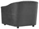 Armchair Accent Tufted Chair, Charcoal Gray, Velvet, Modern Lounge Cafe