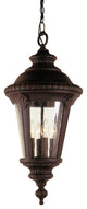 Trans Globe 10.5" Commons 3-LT Hanging Lantern, Black