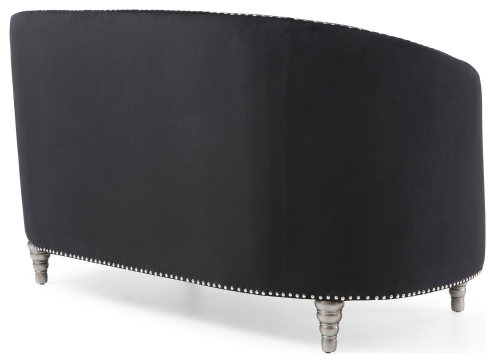 Dania Loveseat, Black