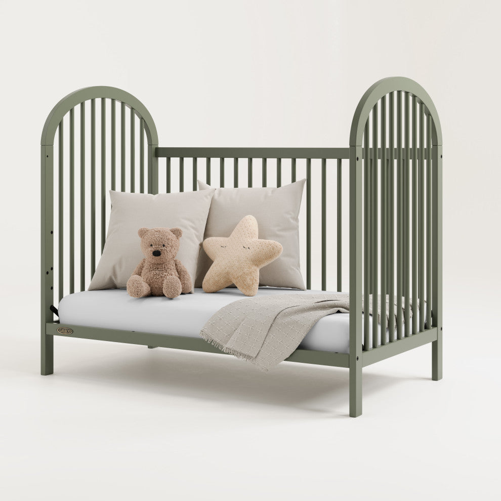 Graco Olivia 3-in-1 Convertible Crib, Olive