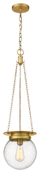 Z-LITE 1-Light Pendant, Heritage Brass