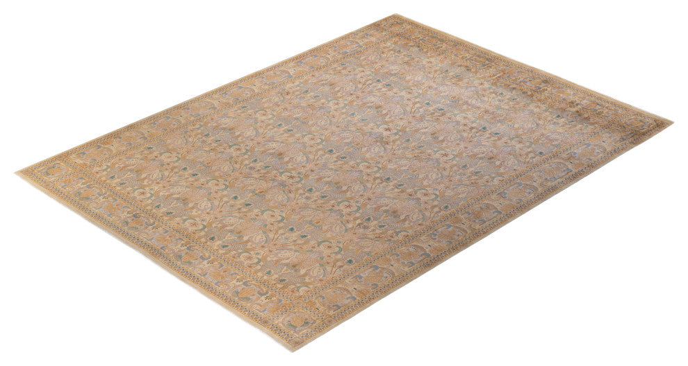Falam One-of-a-Kind Hand-Knotted Area Rug Ivory, 9'0"x12'4"