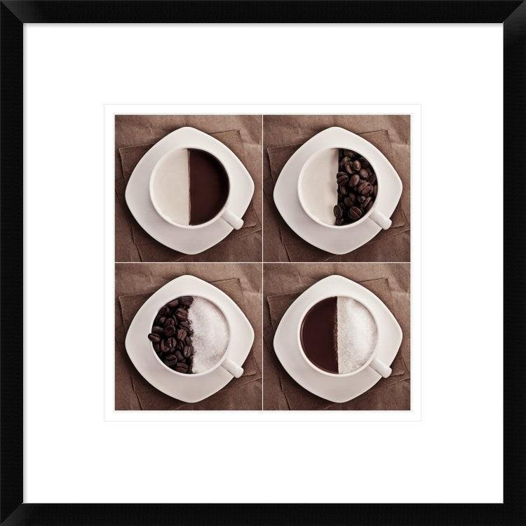 "Half And Half" Framed Digital Print by Dina Belenko, 18"x18"