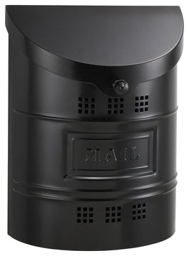 E2 Mailbox, Black Finish, Satin Black