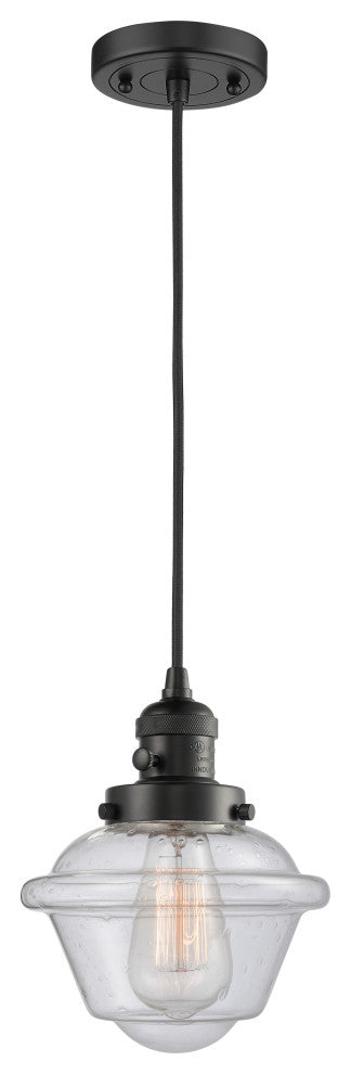 INNOVATIONS LIGHTING 201CSW-BK-G534-LED 1 Light Mini Pendant With Switch