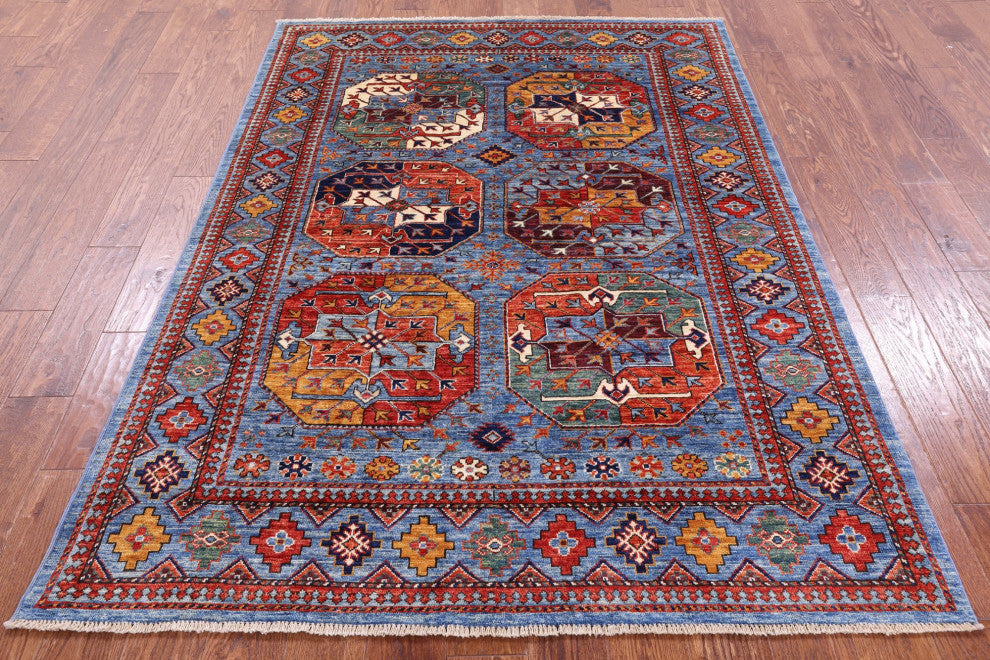 Bokhara Handmade Wool Rug 4' 11" X 6' 11" - Q12450