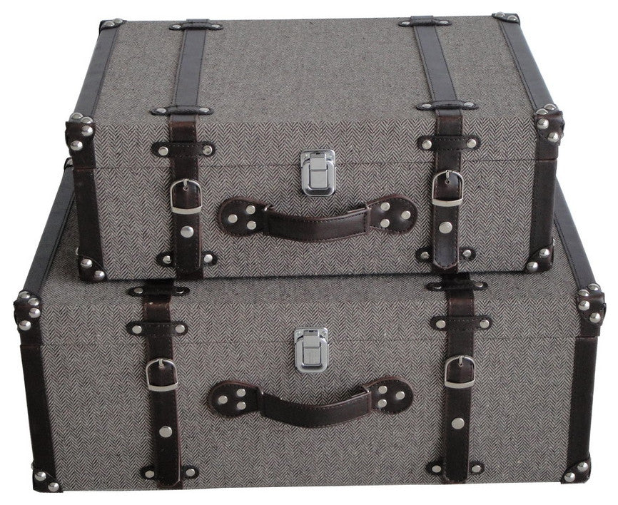 Mandalay Tweed Suitcases