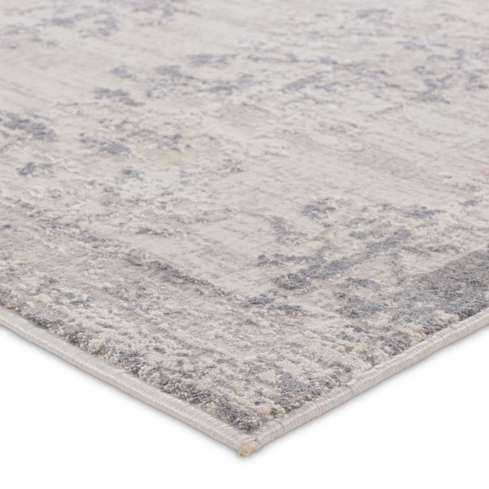 Jaipur Living Fortier Floral Silver/Slate Area Rug 8'X10'